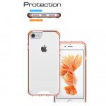 Wholesale iPhone 7 Plus Air Hybrid Clear Case (Rose Gold)